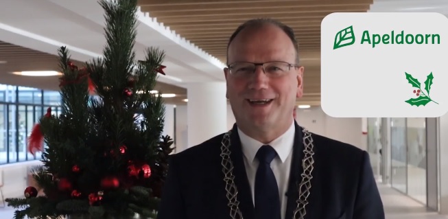 Still uit kerstfilmpje gemeente Apeldoorn