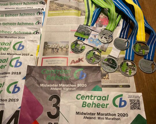 ‘Deelnemers’ Midwinter Marathon trekken toch de hardloopschoenen aan