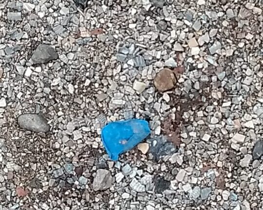 Op straat: ballonrestje