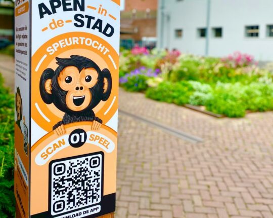 Spannende kinderspeurtocht in de binnenstad: vind de ontsnapte apen