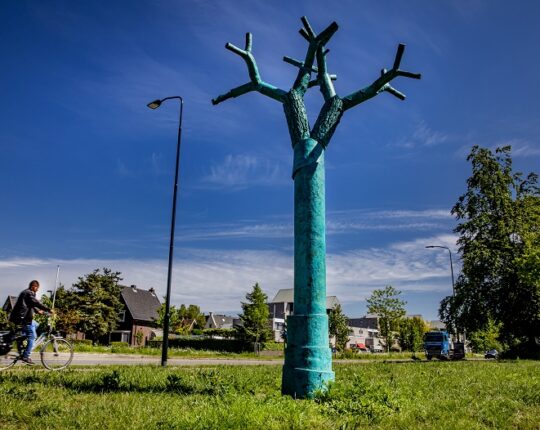 Officiële opening van kunstwerk bij het Groenewoud