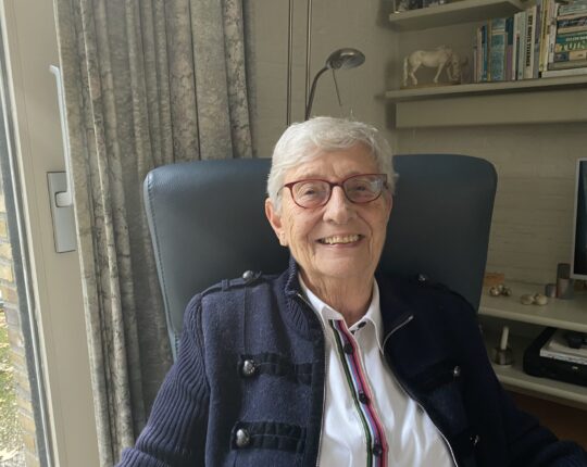 In Beeld: Ina Stoppelberg, erelid bij de Soroptimistclub Apeldoorn