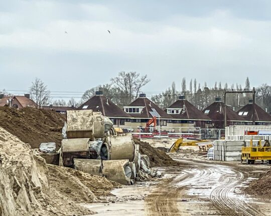 Het werk aan de ondertunneling van de Laan van Osseveld gaat gestaag door