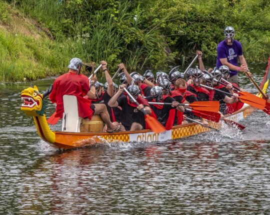 Eindelijk kon het weer: het Drakenboot Festival