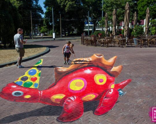 Binnenstad kleurt deze zomer oranje met World Street Painting