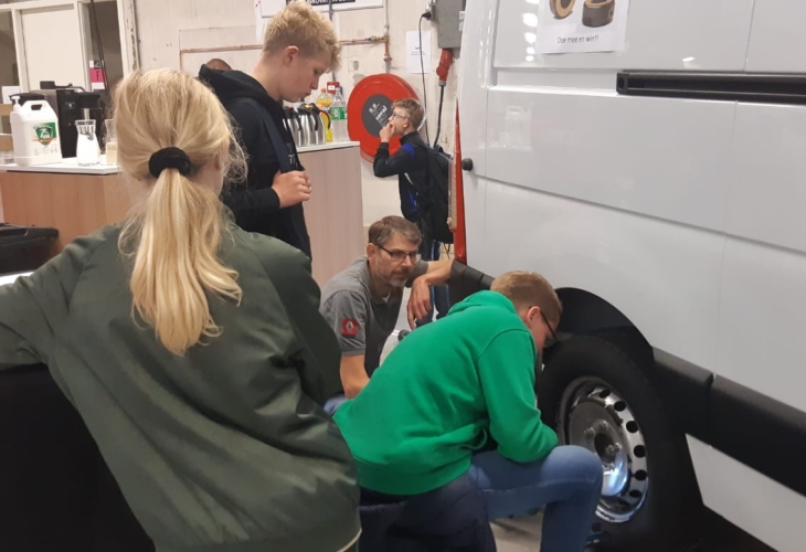 Harbers Trucks tijdens Techniek Tastbaar 2021
