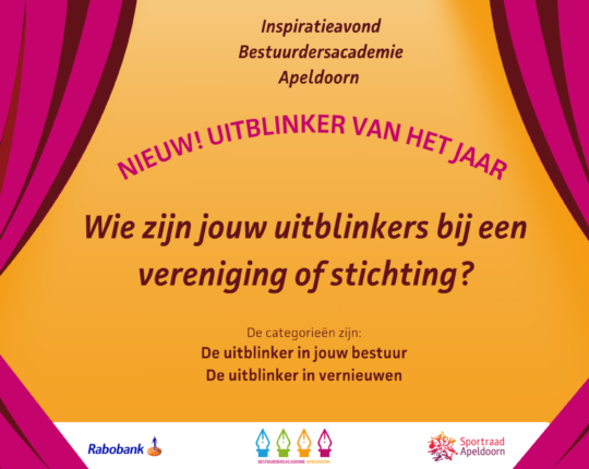Bestuurdersacademie zet uitblinkende vrijwilligers in het zonnetje