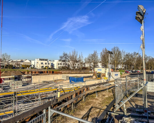 Spoortunnel Osseveld eind april klaar