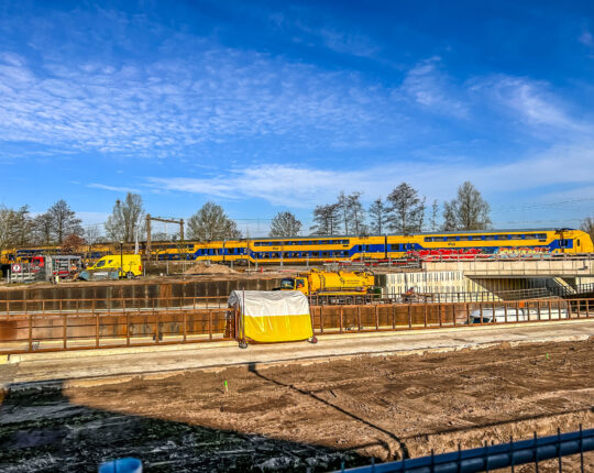 Opening van de tunnel bij ’t Fort
