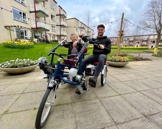 Fietsvrijwilliger voor duofiets