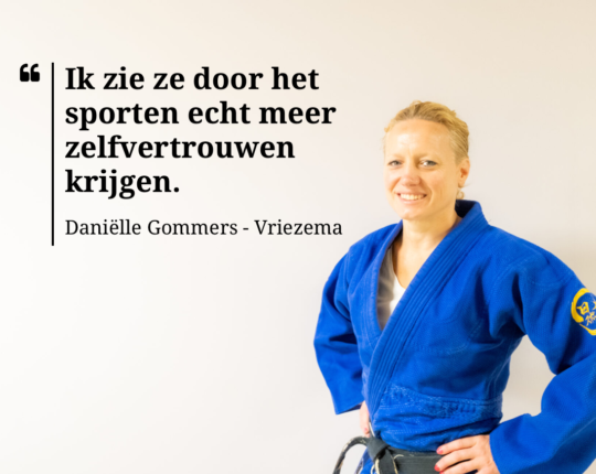 In beeld: Daniëlle Gommers – Vriezema helpt blinde judoka’s naar de top