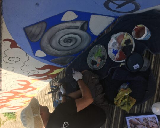Kunstproject langs Kanaal Zuid