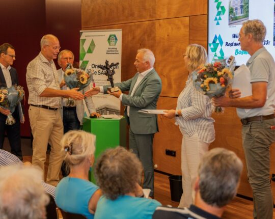 Winnaars SAM Restauratieprijs en SAM Foto van het Jaar 2023