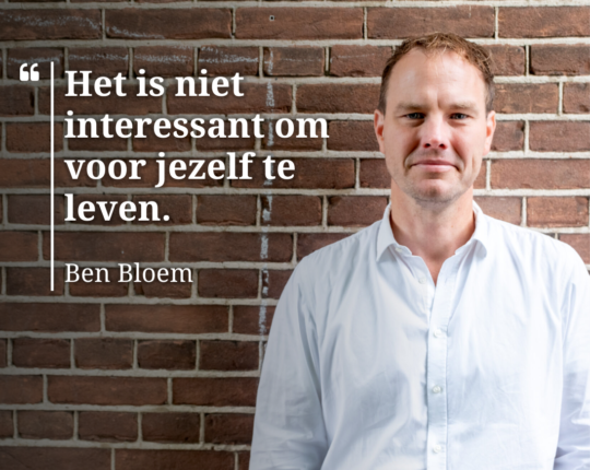 In beeld: Ex-politicus Ben Bloem over de oneerlijkheid in de wereld