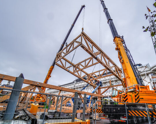 De Markthal: realisatie houdt het tempo erin