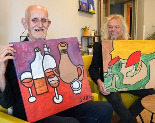 Voor kunstenaar Jan van Brienen is zijn beperking geen obstakel