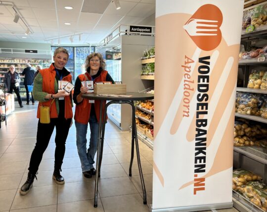 Succesvolle voucheractie Voedselbank Apeldoorn levert hartverwarmende reacties op