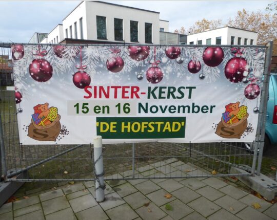 De Hofstad opnieuw het decor voor tweedehands Sinter-Kerstmarkt